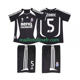 Maillot de Foot Real Madrid ZIDANE 5 2006 2007 Extérieur Retro - Enfant
